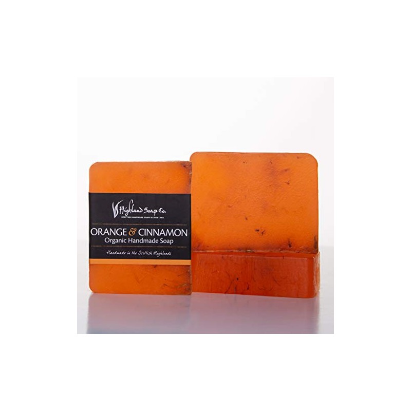 The Highland Soap Company Organic Soap Sweet Orange & Cinnamon