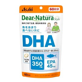 Dear-Natura Style DHA 180 tablets (60 day supply) Asahi Supplement Dear-Natura Produced in a domestic factory Pouch