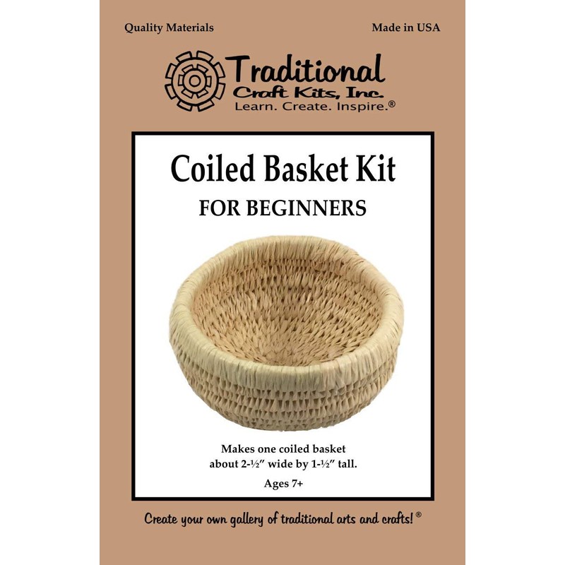 Traditional Craft Kits Beginner Basket Weaving Kit (Set of 6)