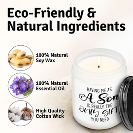 Gifts for Mom, Dad, from Daughter, Son, Kids, Father's Day Gifts, Cool Gifts for Dad, Dad Gifts for Fathers Day, Grandpa Fathers Day Gift, 7 Oz Lavender Soy Wax jar Candles (Dad 1)