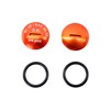 Locking Screw Set Aluminium Orange with O-Rings S51, S53, S70,
