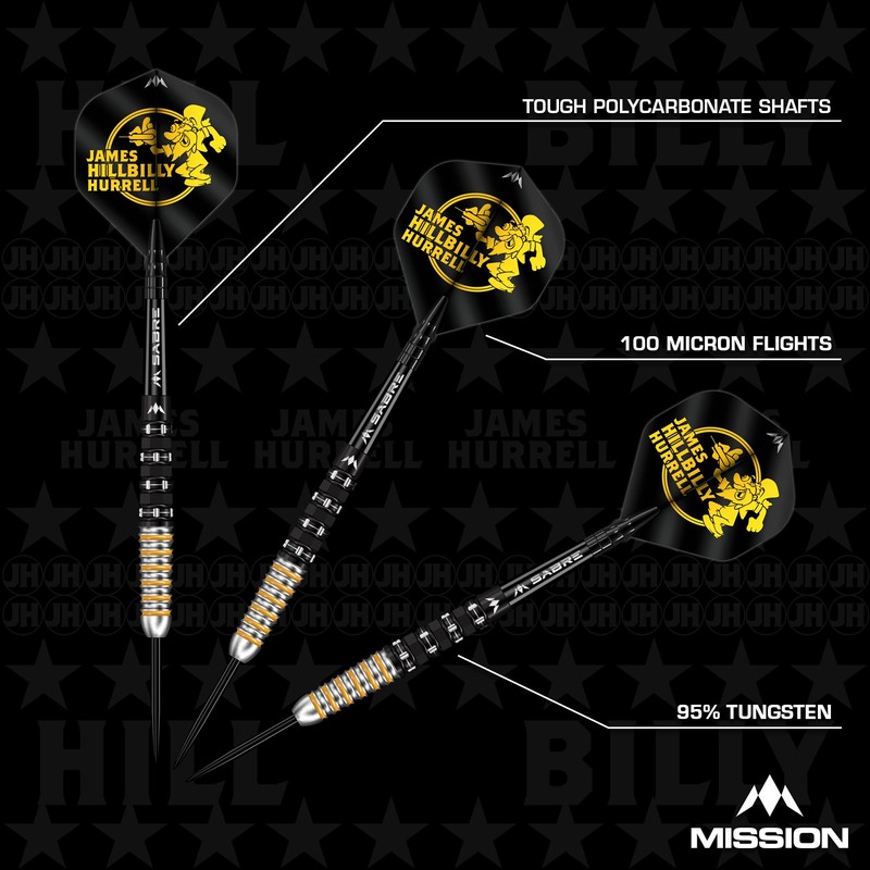 Mission | James Hurrell Darts | Steel Tip | 95%