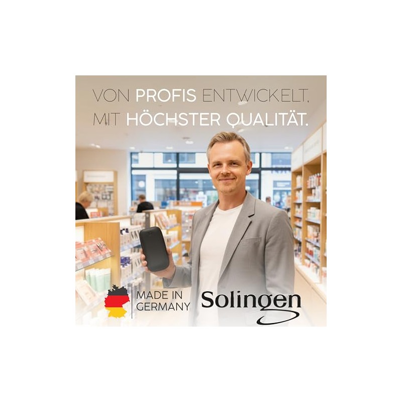 Solingen Manicure Set – Comparison Winner – Genuine Leather Case