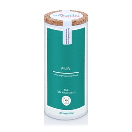 Pure Zinc Bisglycinate (Equivalent to 25 mg Zinc Daily), Organic Zinc Compound for Multiple Effect, 290 Vegan Capsules from the Desired Capsule Manufactory