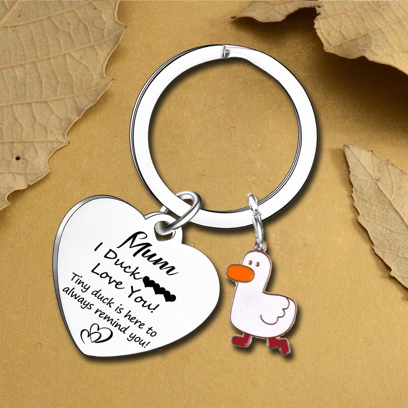 Waeceip Funny Birthday Gifts for Mum I Duck Love You