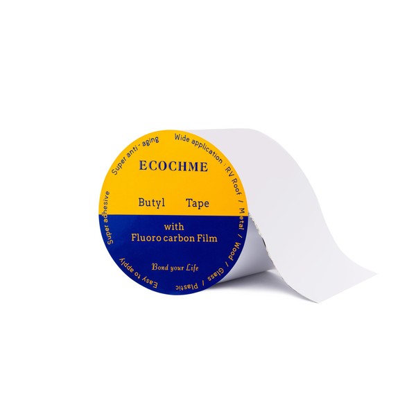 ECOCHME Butyl Tape Waterproof Sealant Tape with Fluorocarbon Film,for RV