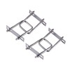 GIVIHGETI Pack of 6 U Bolts M8 70 x 100