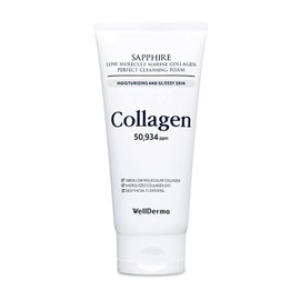 WellDerma Sapphire Low Molecule Collagen Perfect Cleansing Foam 150mL