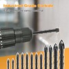 TITGGI 12PCS Masonry Drill Bit Set - Professional Concrete Drill