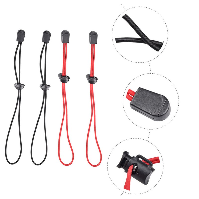 DOITOOL Elastic Bungee Cord 4pcs Tie Down Straps for Backpack