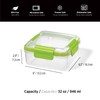 STARFRIT Easy Lunch Square Double Sandwich Container - 32oz/946ml -