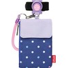Sonic GS-3140-K Pitat Pass Spiral Key Chain Navy Card Case