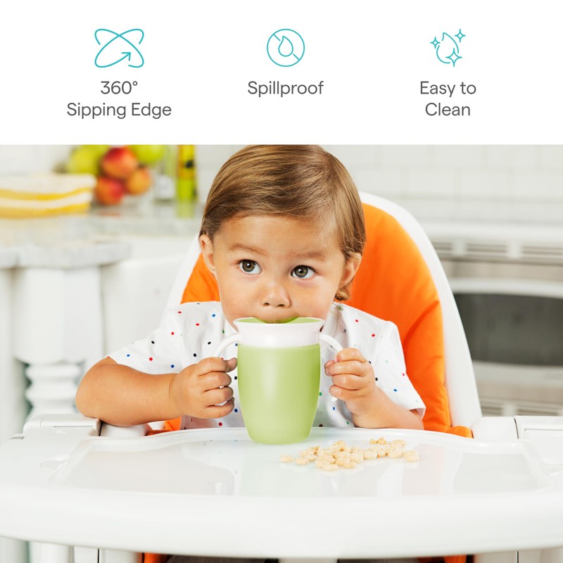 Munchkin Sippy Cup for 6 Month Old and Up, Spill