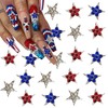 20 Pcs 4th of July Nail Charms Star Nail Charms
