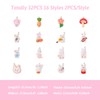 Beadthoven Resin Pendants Cupcake Dessert Pendants for Jewellery Making, Resin