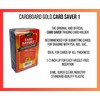 Cardboard Gold Card Saver 1 - Semi-Rigid Card Holder for