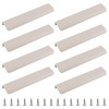MOROBOR Finger Edge Pull, 8pcs Concealed Handle Modern Style Drawer