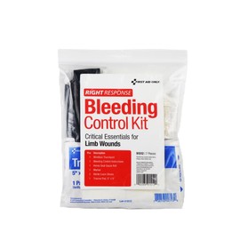First Aid Only 91512 Critical Essentials Bleeding Control Kit for Limb Wounds, 7 Pieces