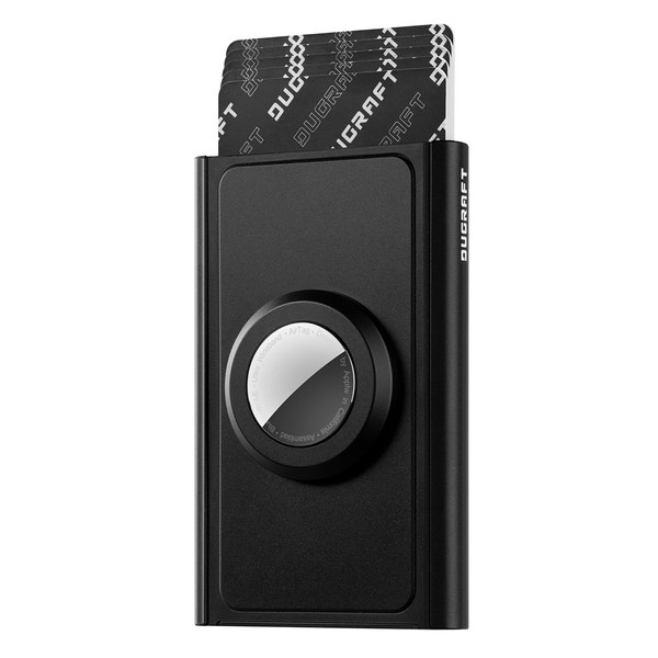 DUGRAFT Credit Card Holder Airtag Pop Up Wallet RFID Blocking