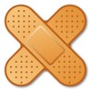 Radiant Sticker Bandage Design Magnet | X Shaped Bandage |