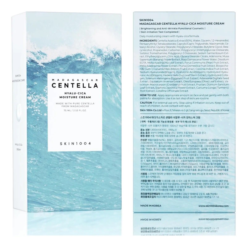 Crema Hidratante Skin1004 Madagascar Centella Hyalu-cica