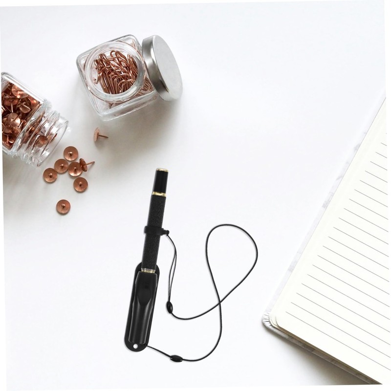 SHINEOFI Elastic Pen Lanyard Holder Retractable Straps Pen Badge Reel