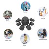 7 Pcs Skateboard Helmet Protector Set Elbow Wrist Knee Pads