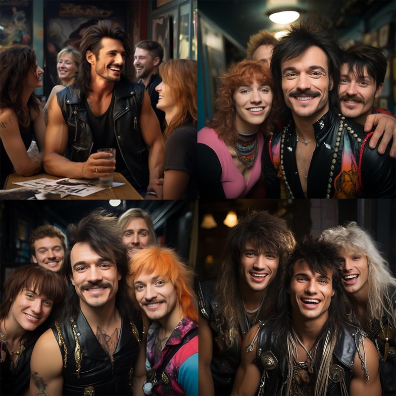 Dude Wigs - Adult Funny Mullet Wig for 70s &