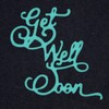 A Get Well Soon Sentiments Metal Cutting Die, Cutter Stencil,