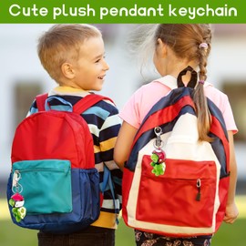 Weploda Pack of 3 Green Decorative Cartoon Turtle, 10 cm Turtle Keyring, Cute Plush Pendant Keyring, Turtle Key Ring, Handbag Pendant for Decorative, Green