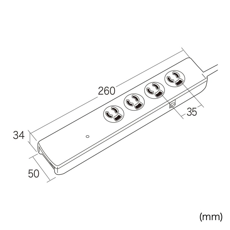 Sanwa Supply TAP-SP311TEL High Performance Thunder Guard Tap (3P Break