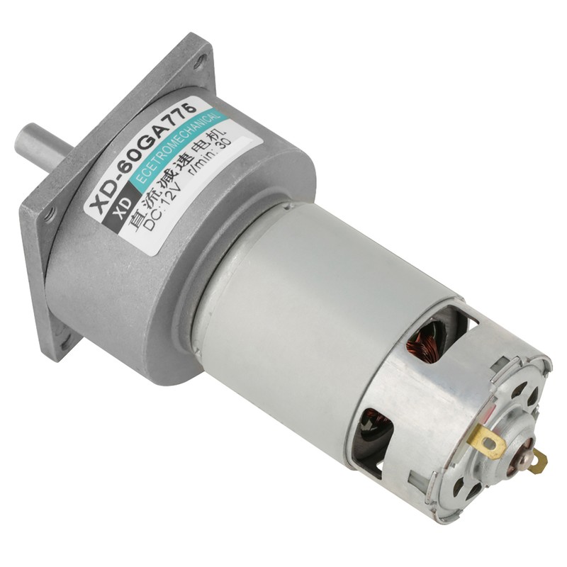 35W Micro DC Metal Gear Motor Speed Adjustable CW/CCW (