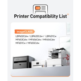 067H Toner Cartridge 4-Pack High Yield with Chip Replacement for Canon 067H 067 Toner Cartridges Compatible with Canon imageCLASS LBP632Cdw LBP633Cdw MF653Cdw MF656Cdw MF654Cdw MF655Cdw Laser Printers