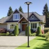 16Ft Tall Street Light Pole, Outdoor Metal Split Heavy Duty