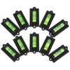 Pack of 10 Mini Square Spirit Levels with High Precision