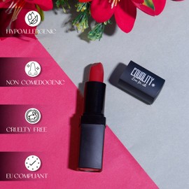 EQUALITY Luxury Lipstick – Super Shiny & Glossy, Ultra-Lightweight, Sheer Clear, Non-Drying, Long-Lasting, with Vitamin E & Vanillin - Hypoallergenic, Halal Certified - 4g / 0.14oz - Glamour Puss