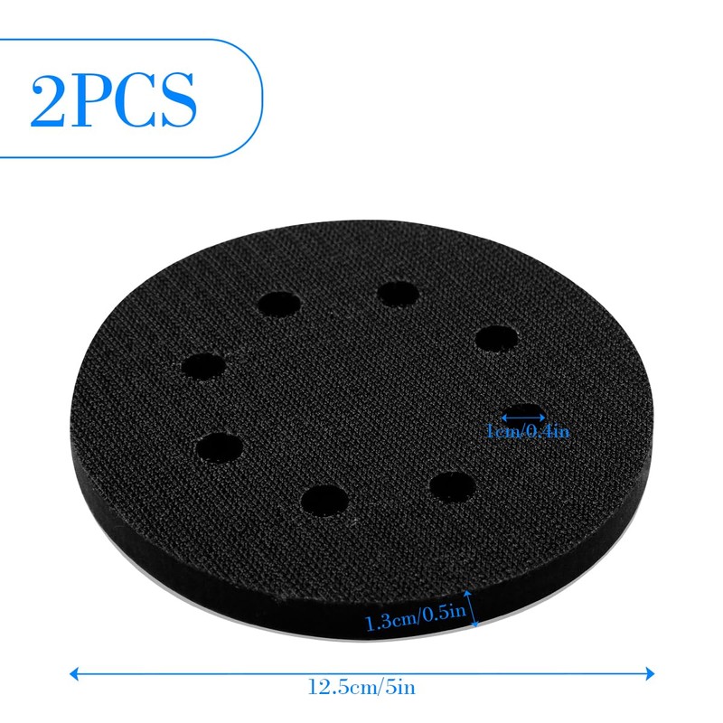 GLADFRESIT 2PCS Soft Sponge Interface Pad, Grinding Machine Polishing Buffering