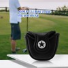 Hacbop 1Pc PU Leather with Shark Embroidery Magnet Golf Mallet