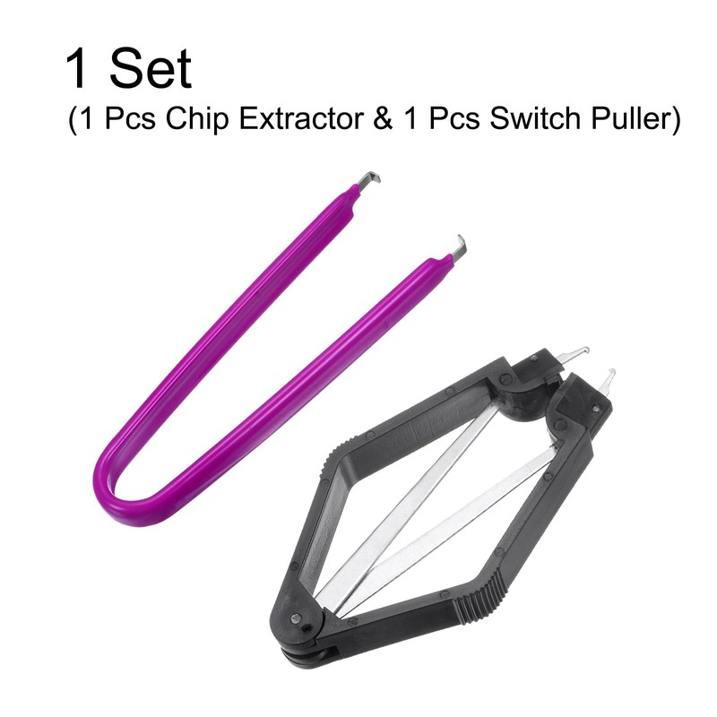 sourcing map IC Chip Extractor 100mm Stainless Steel with U