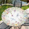 artslion Outdoor Round Tablecloth with Elastic Band 44In-110cm Elastic Garden