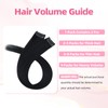 Vlasy Clip in Hair Extensions Real Human Hair, 2 Pcs