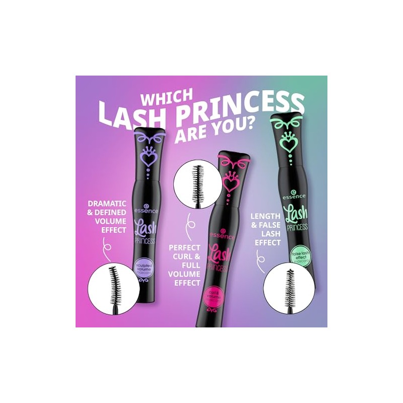 Essence Cosmetics Lash PRINCESS false lash effect mascara, volumizing, curling,