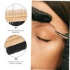 Healvian Wooden Eyebrow Styling Brush Set Small Multi-Effect Comb for