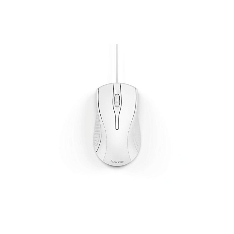 Hama Computermaus mit Kabel (Maus mit 3 Tasten für PC,