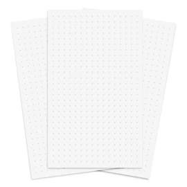 Notsu Dot Grid Index Cards 3x5 inch, 50 ct | Thick Dotted Note Cards | Premium Heavy Duty Paper 350 gsm