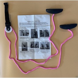 Therapist’s Choice® Shoulder Pulley, Over The Door: Includes Basic Exercise Guide (Pink)