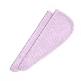 JZS Microfiber Hair Towel Wrap for Women 4 Pack Quick Dry Anti Frizz Hair Turban for All Hair Types Light Purple