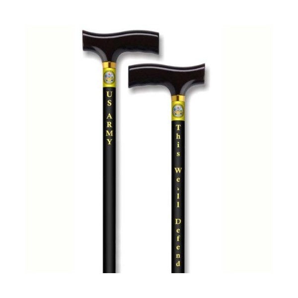 US Army Cane - "This We'll Defend" on one side