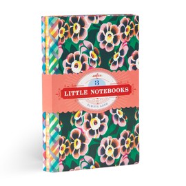 eeBoo Piece & Love: Asta's Little Books- Set of 3 Notebooks, 5.75 x 4" Portable Size, Unique Journals, Notes-Sketch-Draw, Lines & Dot Grid