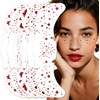 Glitter Pecas Cara Tatuaje, Tatuajes Temporales Pecas de Glitter para